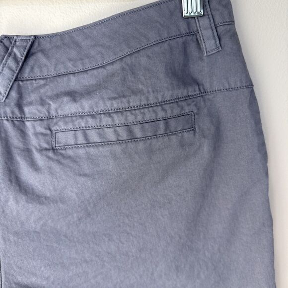 Columbia Gray Women’s Cotton Chino Shorts Size 8 Outdoor Hiking Casual - Picture 6 of 11